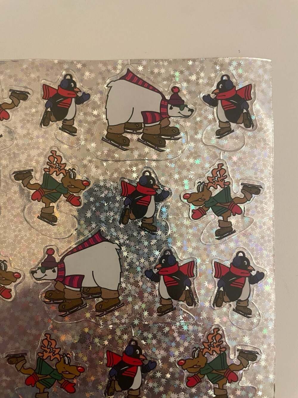 Highlights for Children Holographic Winter Stickers WNDS-01 Vintage